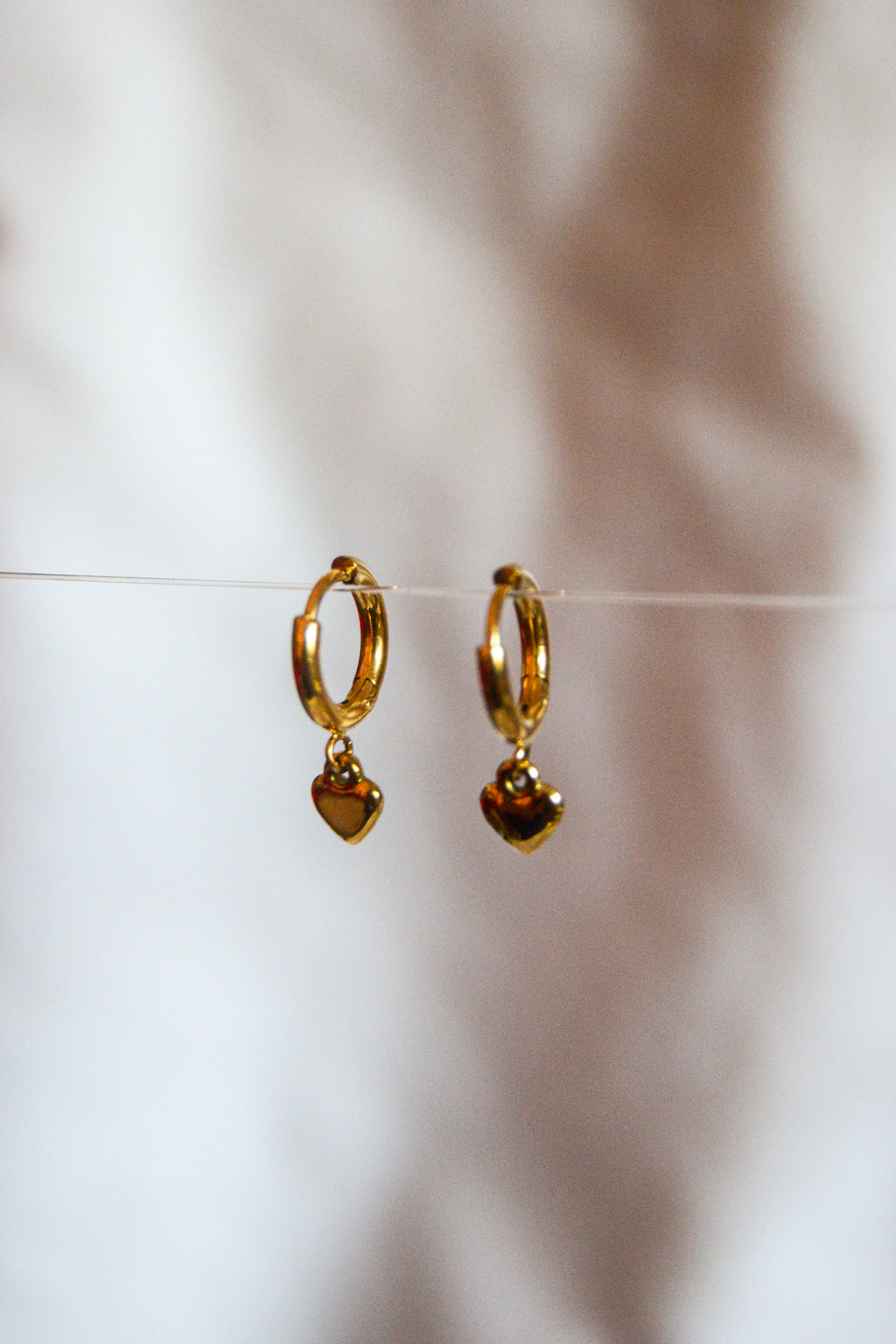 Argolas com corações