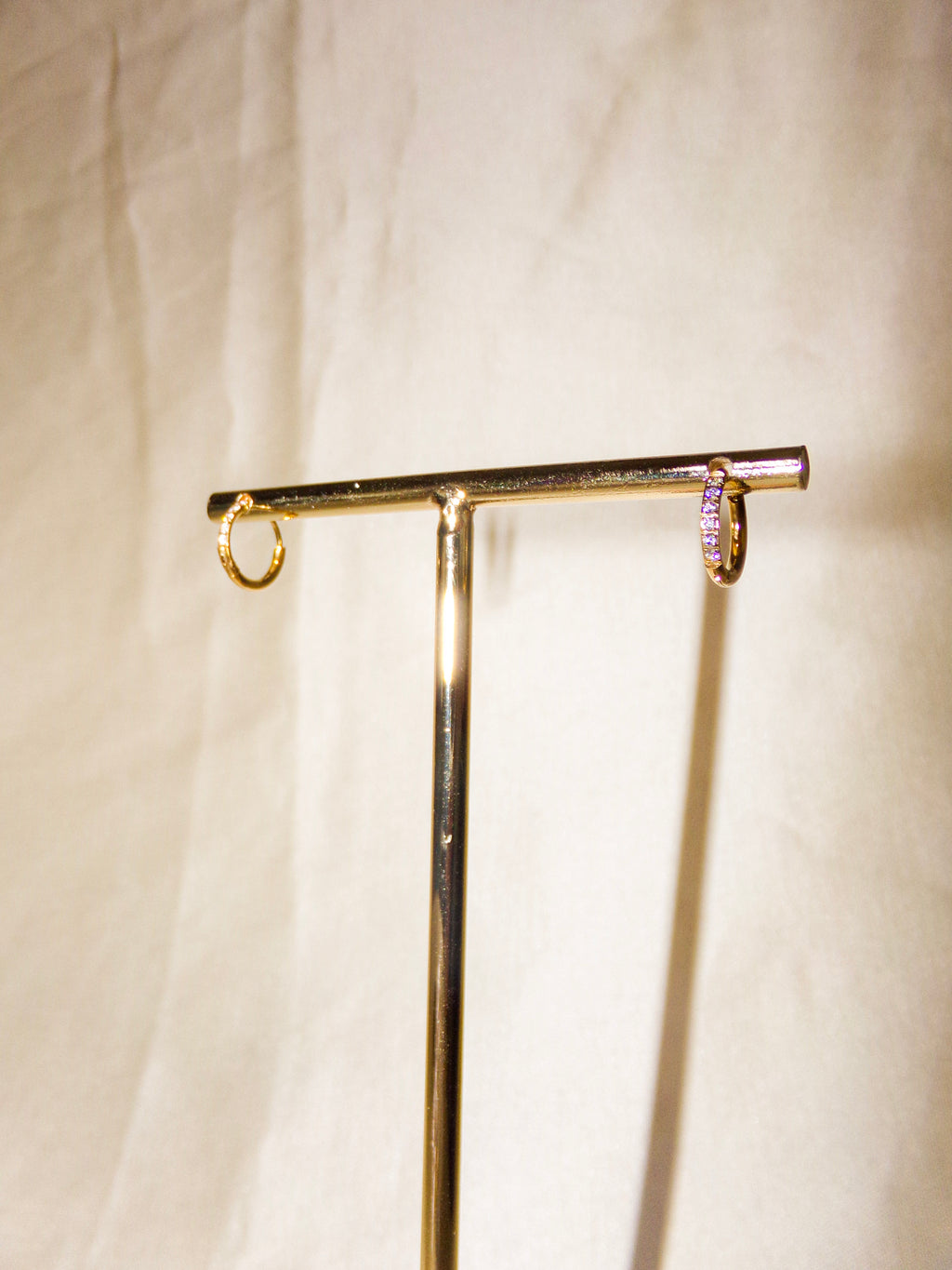 Argolas douradas simples