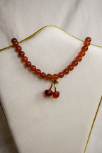 Bubble necklace cereja