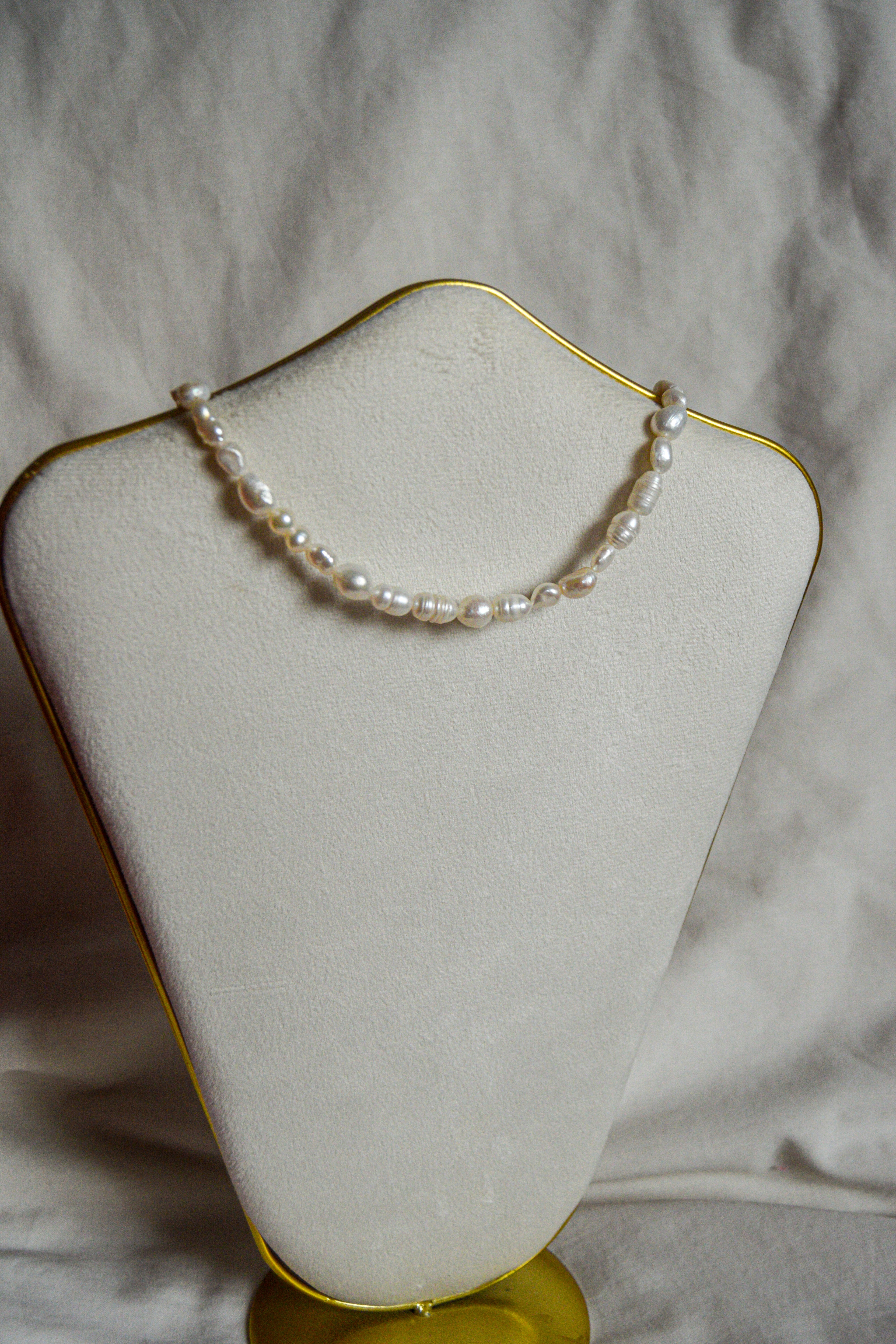 Colar de pérolas elegante