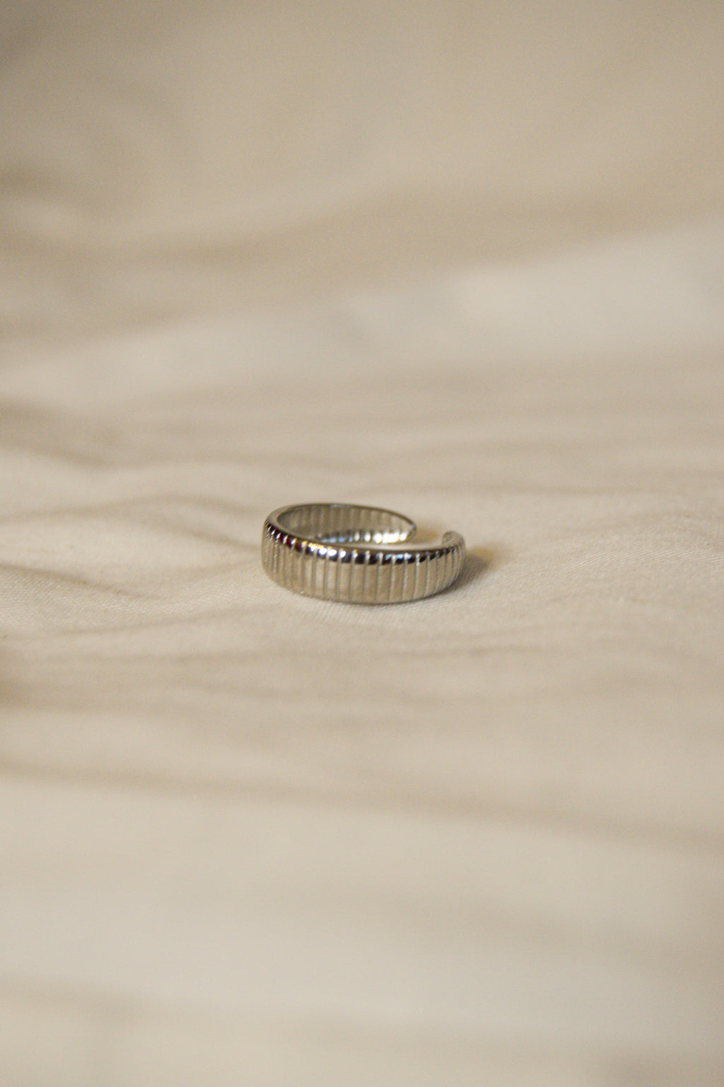 Anel prateado listas