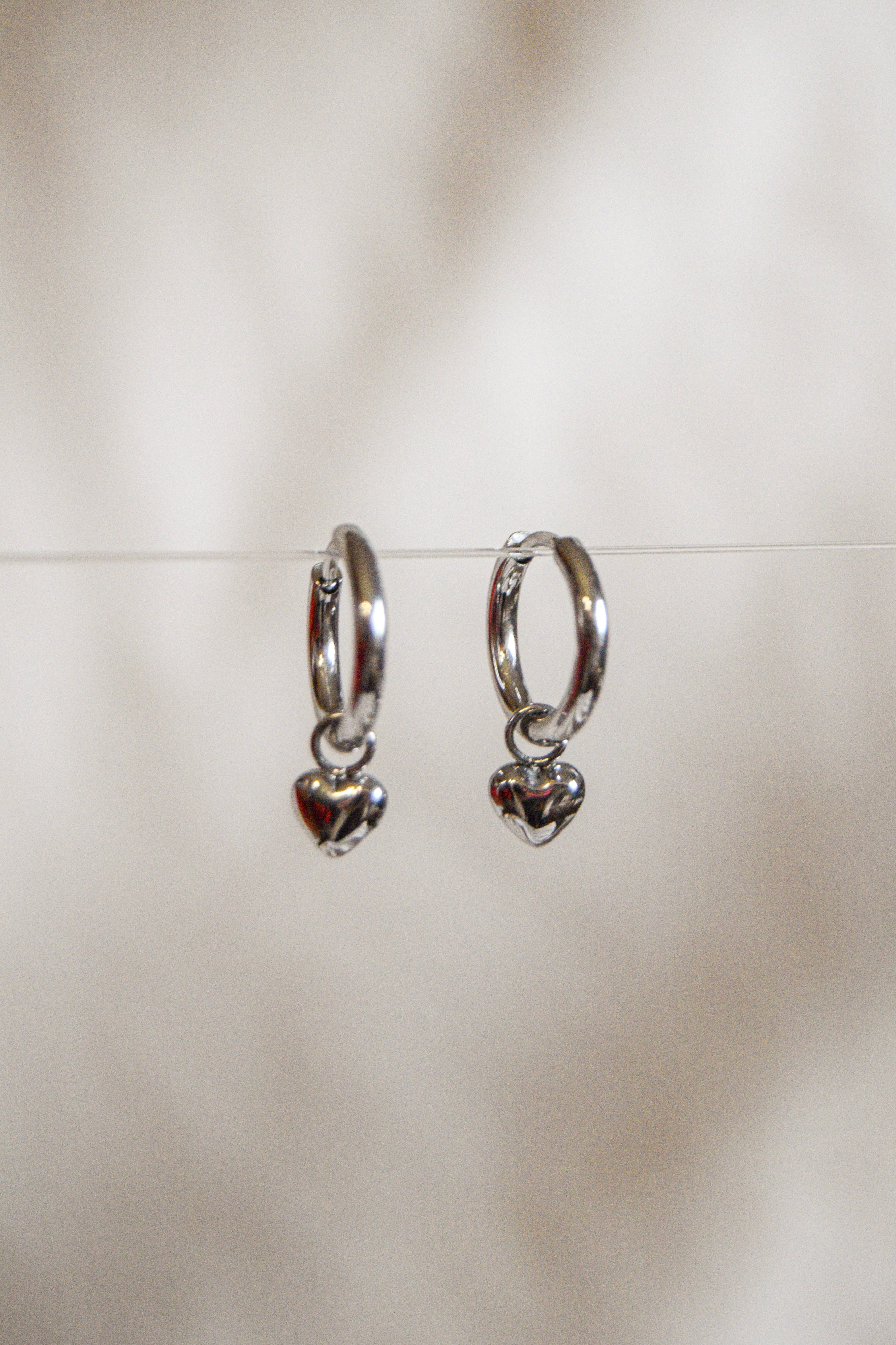 Argolas com corações