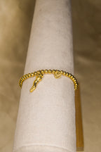 Pulseira dourada pendente Cornicello