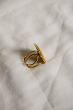 Anel dourado Concha Grande