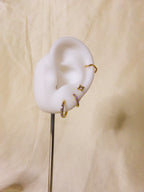 Earcuff dourado ondas