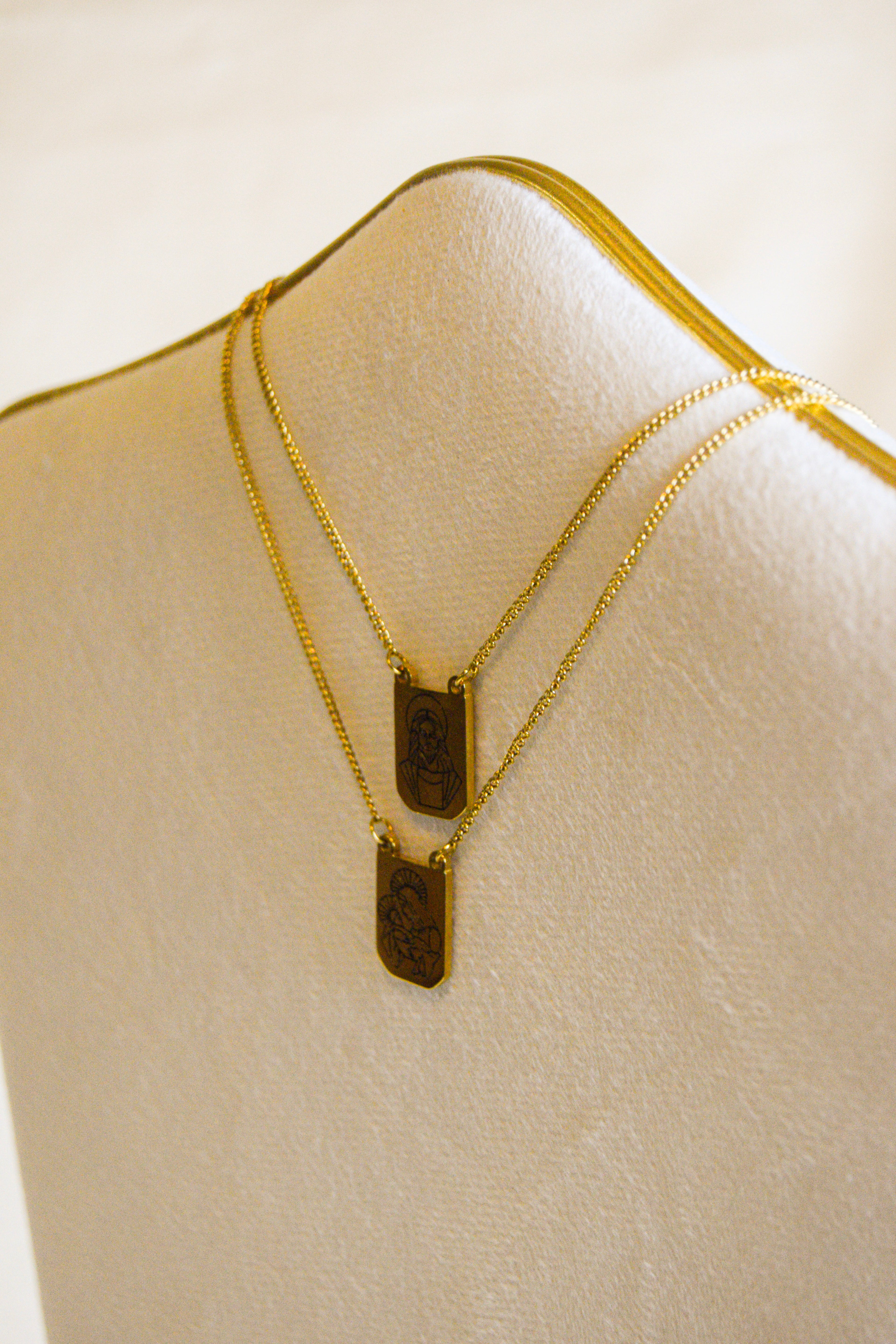 Escapulário com santo